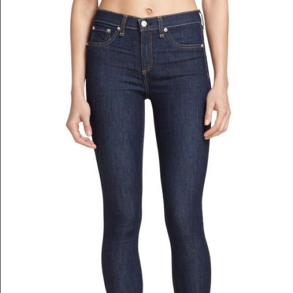 Rag & Bone Kensington Skinny Blue Jeans Sz 27 - Picture 6 of 7